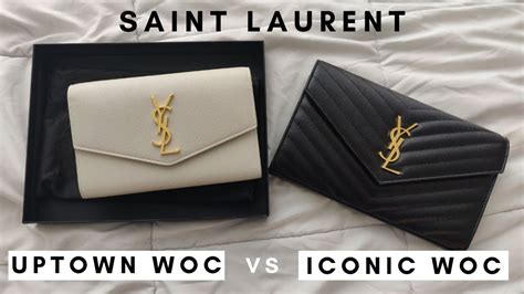 SAINT LAURENT UPTOWN WOC vs ICONIC WOC 